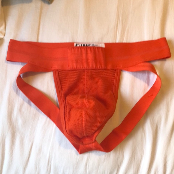 Men's Orange C-IN2 Scrimmage Jockstrap - Picture 3 of 5